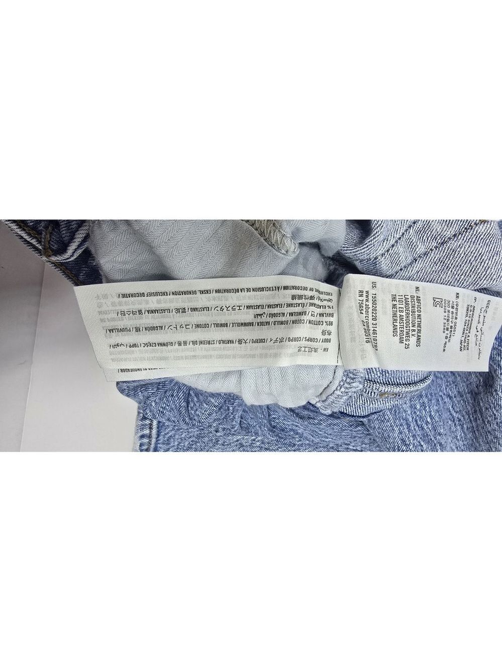 Abercrombie & Fitch Jeans 24|00s The '90s Straight Ultra High Rise Curve Love - Picture 11 of 13